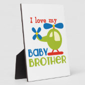 私は私のベビー兄弟を愛する フォトプラーク (側面)