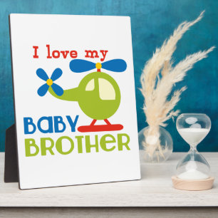 私は私のベビー兄弟を愛する フォトプラーク