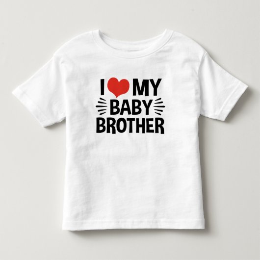 私は私のベビー兄弟 トドラーTシャツ (正面)