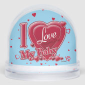 私は私のベビー赤を愛する – ハート (正面)