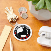 私は私のペンブレークウェルシュコーギーを愛する キーホルダー