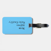 私は私のペンブロークウェルシュコーギーを愛する ラゲッジタグ (裏面横)