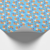 私は私のペンブロークウェルシュコーギーを愛する ラッピングペーパー (角)