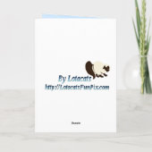 私は私のホホジロザメのワイシャツカードを愛します カード (裏面)