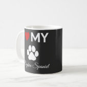 私は私のボイキンスパニエル犬犬のカスタム文字 コーヒーマグカップ (正面左)