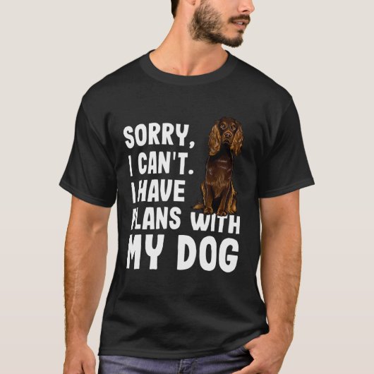 私は私のボイキンスパニエル犬Dと計画を持っていることができない Tシャツ (正面)
