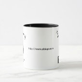 私は私のボクサーのマグを愛します マグカップ (中央)