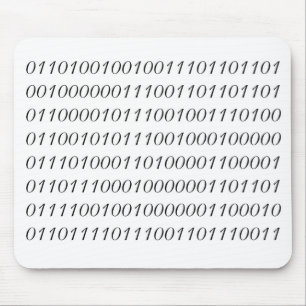 私は私のボスのバイナリマウスパッドより頭が切れるです マウスパッド