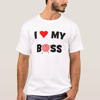 私は私のボスを愛します Tシャツ