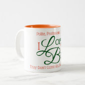 私は私のボス ツートーンマグカップ (正面左)