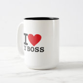 私は私のボス ツートーンマグカップ (正面左)