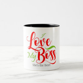 私は私のボス ツートーンマグカップ