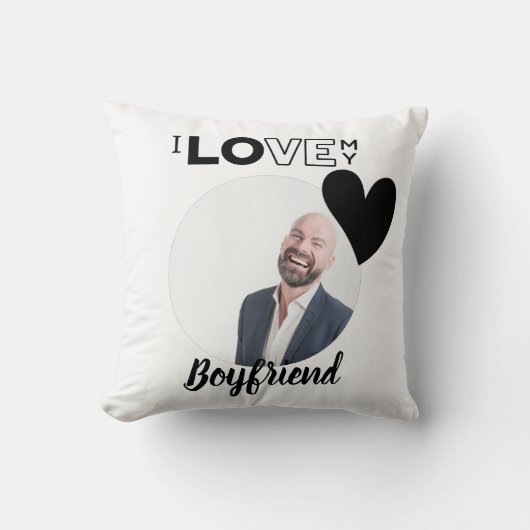 私は私のボーイフレンドの夫のパパおじいちゃんブラザー クッション (正面)