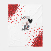 私は私のボーイフレンドの夫のパパおじいちゃんブラザー フリースブランケット (正面)