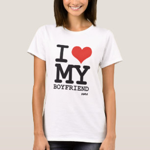 私は私のボーイフレンドを愛します Tシャツ