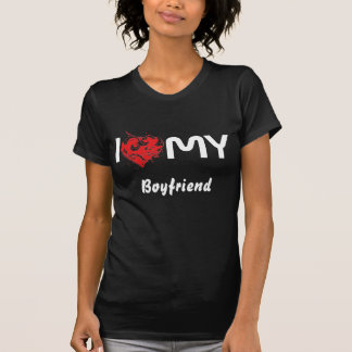 私は私のボーイフレンドを愛します Tシャツ