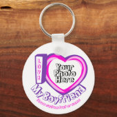 私は私のボーイフレンド誕生日 キーホルダー (正面)