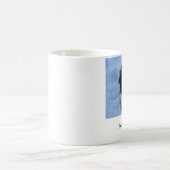 私は私のボーダーコリーのマグを愛します コーヒーマグカップ (中央)