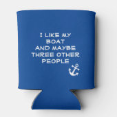 私は私のボートと多分3人の他の人が好き 缶クーラー (裏面)