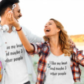 私は私のボートと多分3人の他の人が好き Tシャツ