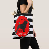 私は私のポルティトーテが大好き トートバッグ (クローズアップ)