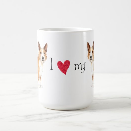 私は私のポルトガルのPodengo Pequenoを愛します コーヒーマグカップ (中央)