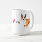 私は私のポルトガルのPodengo Pequenoを愛します コーヒーマグカップ (正面右)