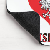 私は私のポーランドブシアが大好き マウスパッド (コーナー)