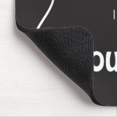 私は私のマウスパッド-黒--を好みます マウスパッド (コーナー)