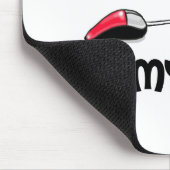 私は私のマウスcartooned mousepadを愛します マウスパッド (コーナー)
