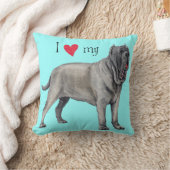 私は私のマスティーノを愛する クッション (ブランケット)