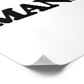 私は私のマニキュリストが大好き ポスター (角)