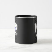 私は私のミイラが大好きこうもりマグカップ マグカップ (中央)