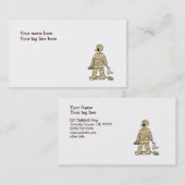 私は私のミイラのおもしろいなミイラハロウィンがほしいと思います 名刺 (正面/裏面)