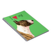 私は私のミニブルテリアが大好き ノートブック (右側)