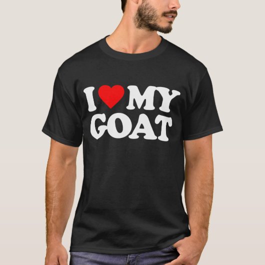 私は私のヤギを愛します Tシャツ (正面)