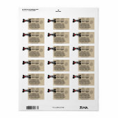 私は私のヨークシャーテリアが大好き – ドッグボーン ラベル (フルシート)