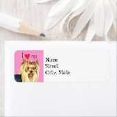 私は私のヨークシャーテリア ラベル (インサイチュ)