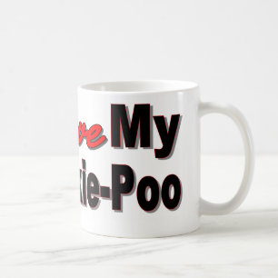 私は私のヨークシャーテリアPooを愛します コーヒーマグカップ