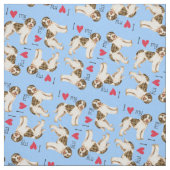 私は私のラゴットが大好き ファブリック (見本)