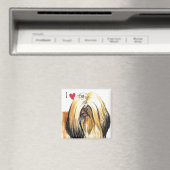 私は私のラサアプソが大好き マグネット (インサイチュ (食洗機))