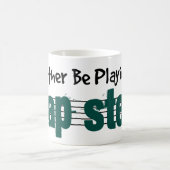 私は私のラップ遊スチールになりたい コーヒーマグカップ (中央)