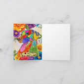 私は私のラブラドールレトリバーのグリーティングカードが大好き サンキューカード (内部)