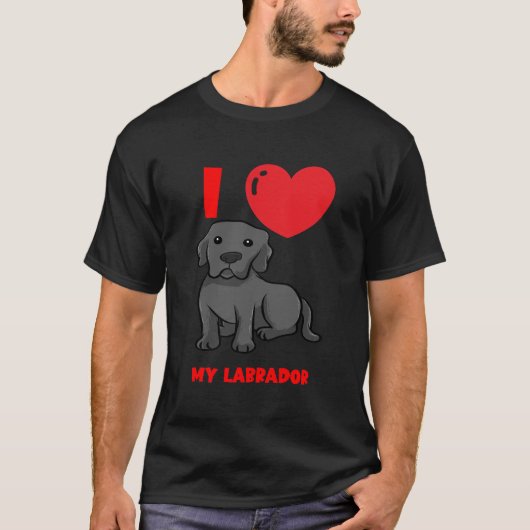 私は私のラブラドール3 Tシャツ (正面)