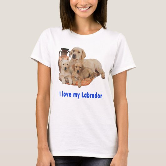 私は私のラブラドール Tシャツ (正面)
