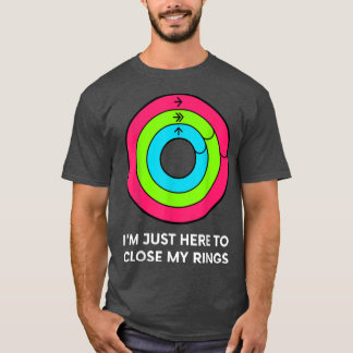 私は私のリングや輪を閉じるトレーニングジムの恋人 Tシャツ