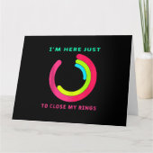 私は私のリングや輪フィットネスジムギフトを閉じるために来ている カード (正面)