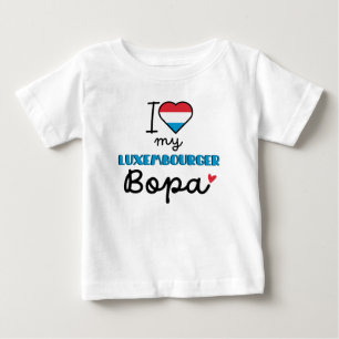 私は私のルクセンブルガーbopaかわいい ベビーTシャツ