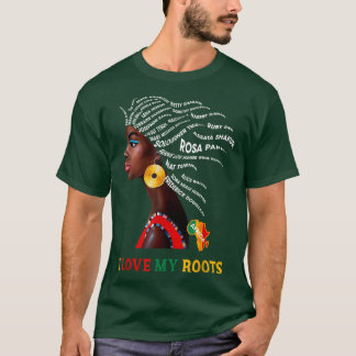 私は私のルーツブラックヒストリー月プライド2022 Afr Tシャツ