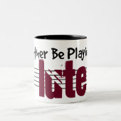 私は私のルーテ遊ーになりたい ツートーンマグカップ (中央)
